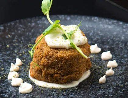 Frittatina di pasta cacio e pepe